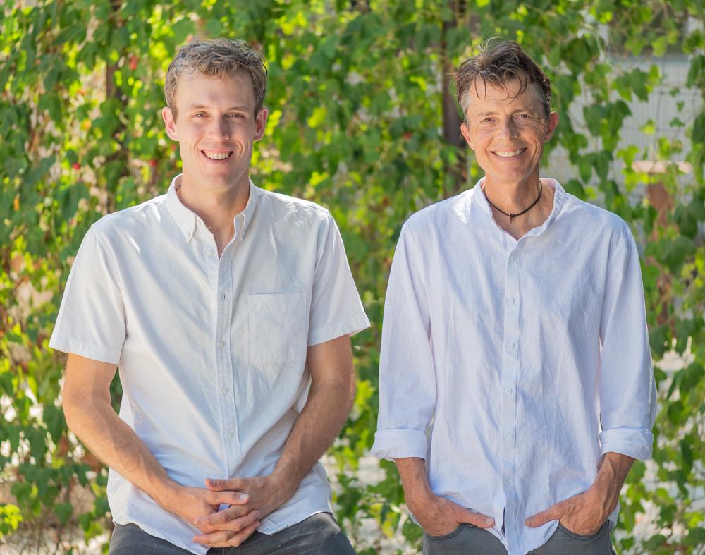 Portrait of Stuart Allen and Cade Bradshaw